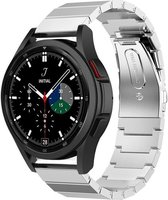 Strap-it Samsung Galaxy Watch 4 Classic 42mm metalen bandje - zilver