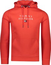 Tommy Hilfiger Sweater Rood Rood Normaal - Maat 3XL - Heren - Herfst/Winter Collectie - Katoen;Polyester