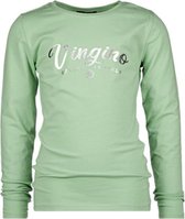 Vingino Longsleeve Logo Meisjes Katoen Mintgroen Mt 104