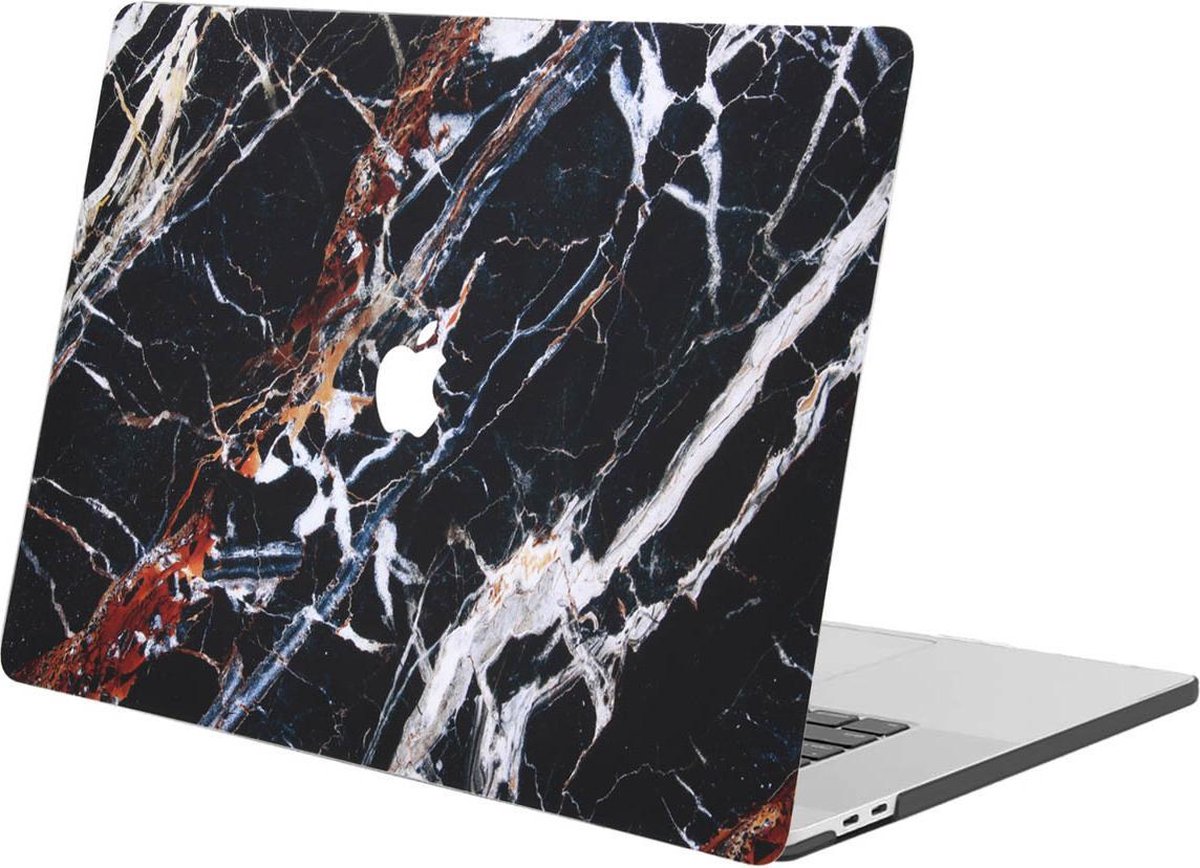 iMoshion Design Laptop Cover MacBook Pro 16 inch (2019) - Black Marble