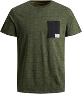 Jack & Jones T-shirt Jcoraider Ss Tee Crew Neck Nl 12199103 Forest Night Mannen Maat - M