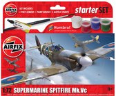 1:72 Airfix 55001 Supermarine Spitfire MkVc - Starter Set Plastic Modelbouwpakket