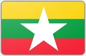 Vlag Myanmar - 150 x 225 cm - Polyester