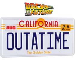 Back To The Future OUTATIME Licence Plate