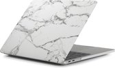 By Qubix MacBook Pro 16 inch case - Marble Grijs MacBook case Laptop cover Macbook cover hoes hardcase