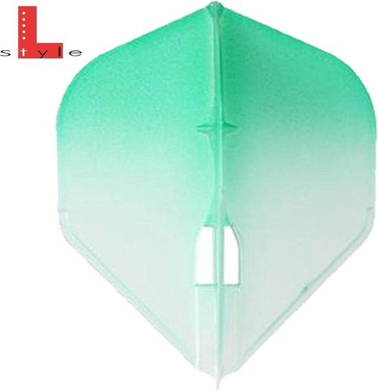 L-Style Champagne L1 Standard 2-Tone CWH×Green - Dart Flights van L-Style — afbeelding 3