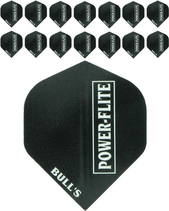 Powerflights Dartflights - Zwart- (5 Sets) van Powerflite — afbeelding 3