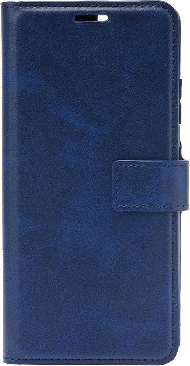 Shop4 - Geschikt voor Samsung Galaxy S21 Plus Hoesje - Wallet Case Business Blauw