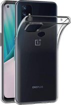 Silicone hoesje Geschikt voor: OnePlus Nord N10 -  transparant