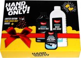 Valma Schoonmaakset Hand Wash Only Zwart/geel/wit 4-delig