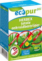 BSI - Ecopur Herbex Onkruiddoder - Onkruidbestrijding - 225 ml voor 100 m²