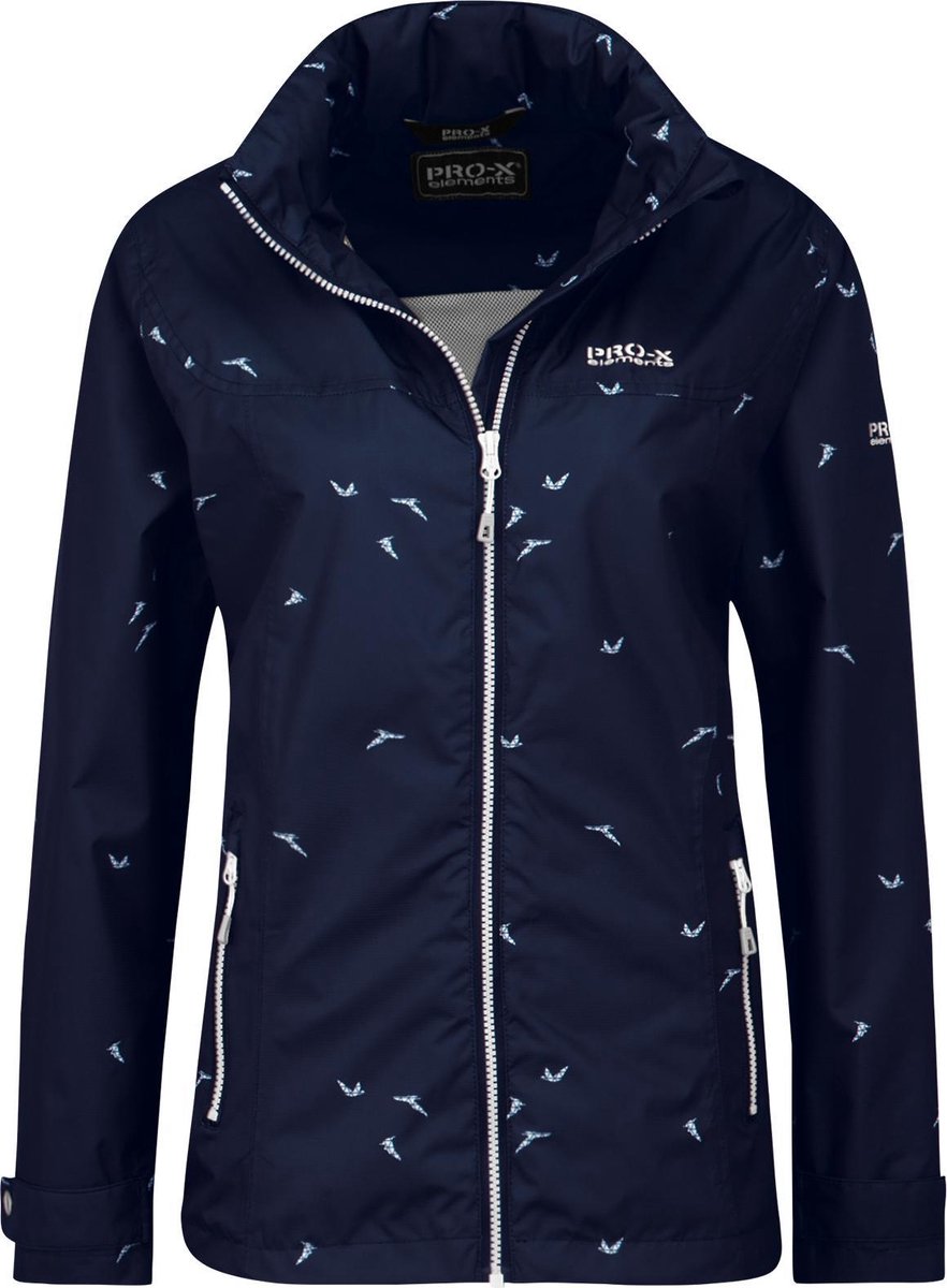 Pro-x Elements Regenjas Nora Junior Polyester Donkerblauw