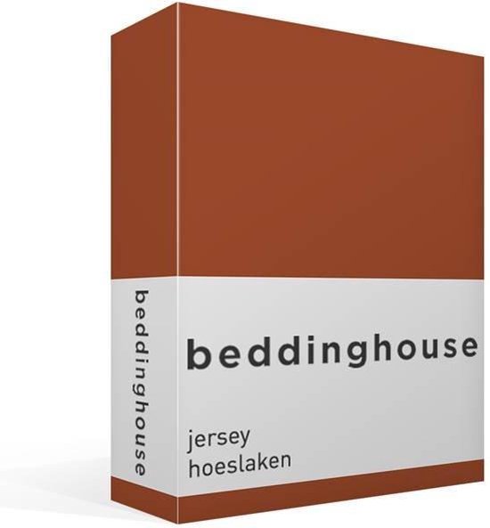 Beddinghouse Jersey - Hoeslaken - Tweepersoons - 140x200/220 cm - Terra