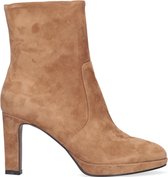 Bibi Lou 510p30vk Enkellaarsjes - Enkelboots met rits - Dames - Camel - Maat 38