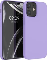 kwmobile telefoonhoesje voor Apple iPhone 12 / 12 Pro - Hoesje met siliconen coating - Smartphone case in violet lila