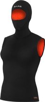 Bare 5/3mm Ultrawarmth Hooded Vest Black Women 10 - Wetsuitvest - Dames - Zwart