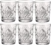 12x Pièces gobelet verres à eau / verres à whisky transparent 370 ml - Verres / verres à boire / verres à liqueur