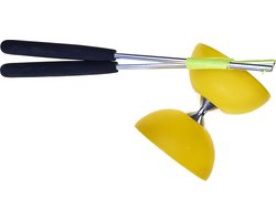 Acrobat Diabolo 105 Rubber Aluminium 12 X 10,5 Cm Geel