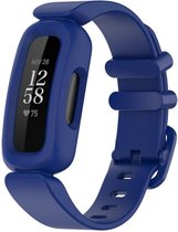 Strap-it Fitbit Ace 3 siliconen bandje - voor kids - donkerblauw