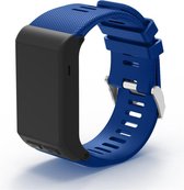 Horlogebandje Geschikt voor Garmin Vivoactive HR  Blauw - Siliconen - Horlogebandje - Polsbandje - Bandjes.nu - Polsband