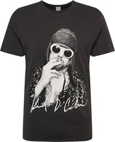 Amplified shirt kurt cobain Lichtgrijs-S