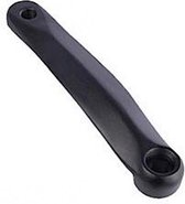 crank links 170 mm aluminium zwart