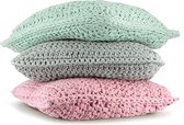 Haakpakket RibbonXL Kussen Sweet Pink