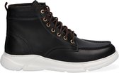 McGregor Heren Boots - Zwart - Veterboots - Leer - Veters