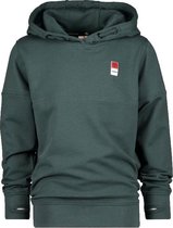 Vingino Hoodie B-basic Jongens Katoen Donkergroen Maat 92