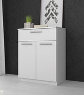 MEUBELLA - Dressoir Salerno - Wit - 71 cm