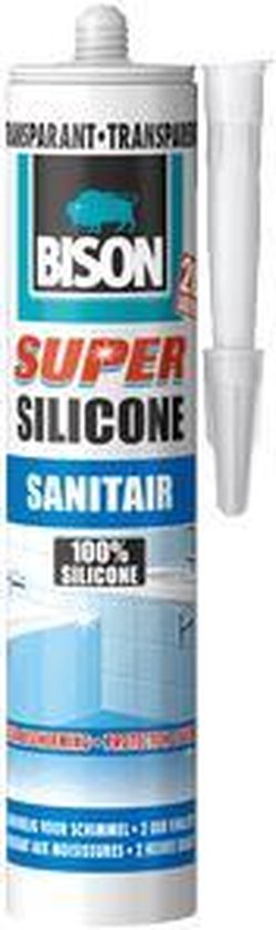 Bison Siliconenkit Super Sanitair - 310 ml