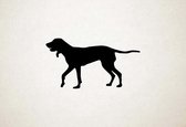 Silhouette hond - Gascon Saintongeois - L - 59x109cm - Zwart - wanddecoratie