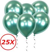 Groene Ballonnen Verjaardag Versiering Helium Ballonnen Feest Versiering Jungle Decoratie Chrome Versiering - 25 Stuks