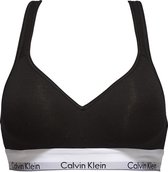 Calvin Klein dames Modern Cotton bralette top - met voorgevormde cups - zwart - Maat: L
