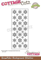 CottageCutz Snowflake Background Slimline (CCB-101)