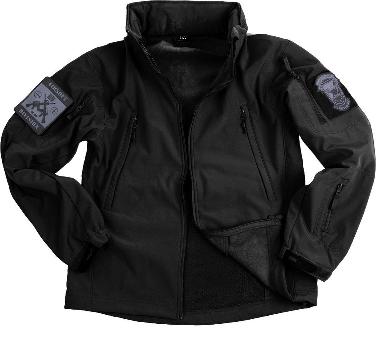 101inc Softshell Jacket Tactical zwart XXL
