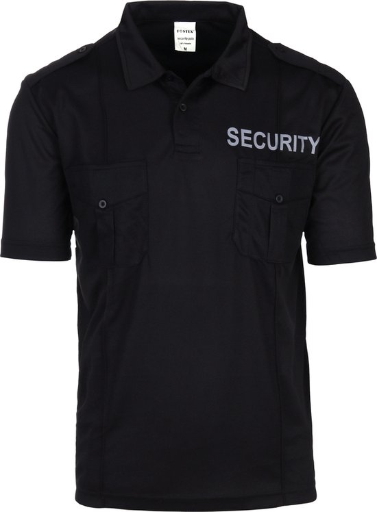Fostex Garments - Polo security Exclusive (kleur: Zwart / maat: M)