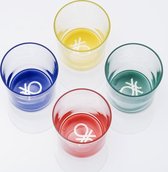 Set 4PCS Waterglazen 0,345L Crystal Benetton