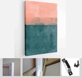 Set of Abstract Hand Painted Illustrations for Wall Decoration, Postcard, Social Media Banner, Brochure Cover Design Background - Modern Art Canvas - Vertical - 1960794199 - 50*40