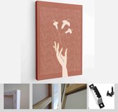 Modern Abstract Art Organic Illustration. Set of aesthetic bauhaus painting wall art for house decoration - Modern Art Canvas - Vertical - 1979802770 - 40-30 Vertical