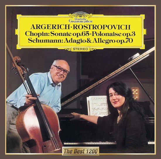 Mstislav Rostropovich, Martha Argerich - Chopin: Cello Sonata; Polonaise / Schumann: Adagio (CD)