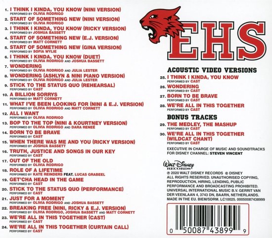 Various Artists High School Musical: The Musical: The Series