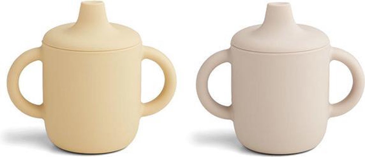 Liewood Neil tuitbeker 2-pack Sandy wheat yellow mix