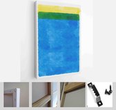 Set of Abstract Hand Painted Illustrations for Postcard, Social Media Banner, Brochure Cover Design or Wall Decoration Background. Modern Abstract Painting Artwork - Modern Art Can