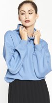 LOLALIZA Oversized hoodie - Blauw - Maat S