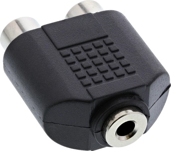 Tulp (v) - 3,5mm Jack (v) stereo audio adapter - InLine