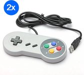 SNES | Super Nintendo controller met USB aansluiting | 2 stuks | REBL