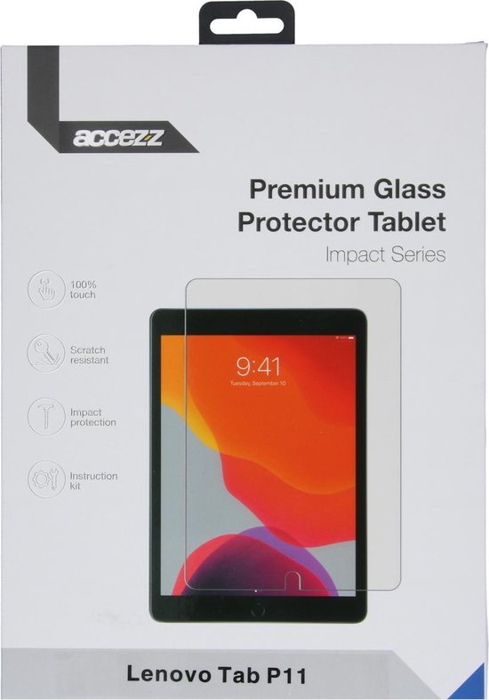 Accezz Screenprotector Geschikt voor Samsung Galaxy Tab S7 FE / Tab S7 Plus / Tab S8 Plus / Tab S9 FE Plus / Tab S9 Plus - Accezz Premium Glass Protector tablet