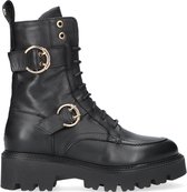 Notre-V 03-18 Veterboots - Laarzen Met Veters - Dames - Zwart - Maat 38