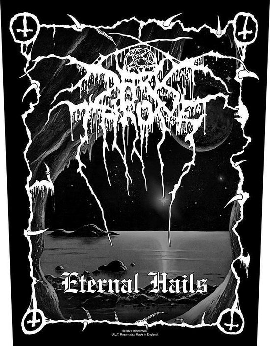 Darkthrone - Eternal Hails Rugpatch - Zwart
